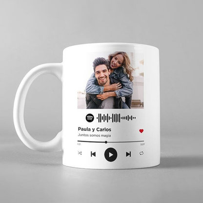 TAZA SPOTIFY CON FOTO