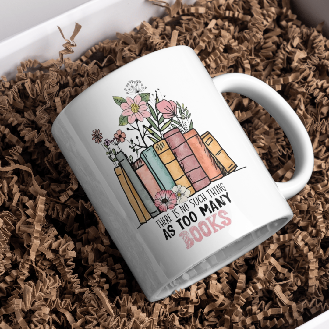 Taza frase y libros