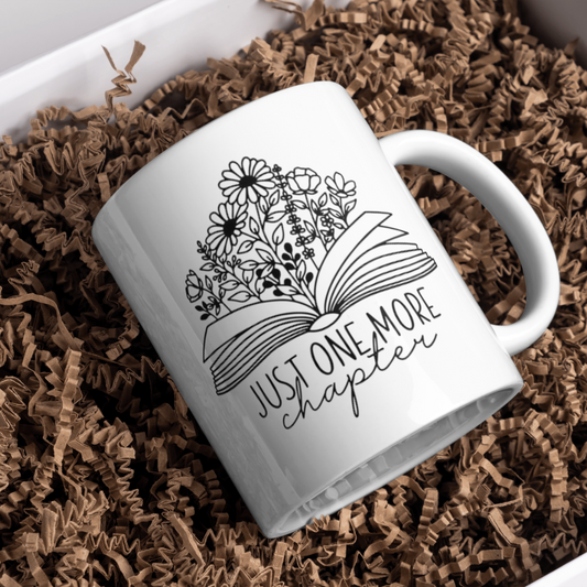 Taza libro con frase